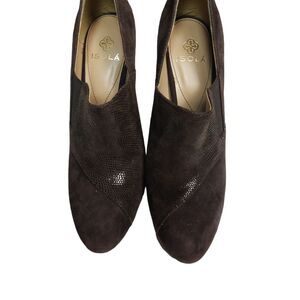 Isola Brown Suede Bootie Size 8